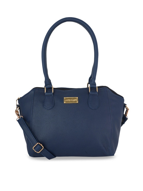 

Lapis O Lupo Blue Solid Handheld Bag