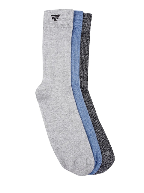 

Red Tape Men Pack Of 3 Solid Above Ankle-Length Socks, Charcoal