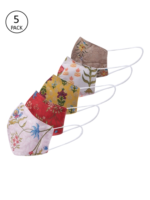 

Be Indi Unisex 5-Pcs Assorted 3-Ply Anti-Microbial Outdoor Masks