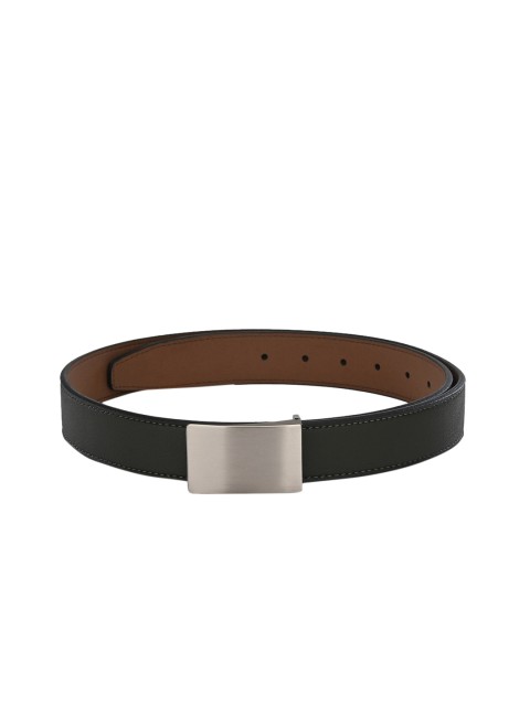 

Calvadoss Men Olive Green Solid Belt