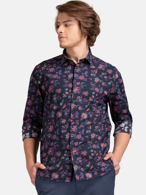 

True Blue Men Multicoloured Slim Fit Floral Print Casual Shirt, Multi