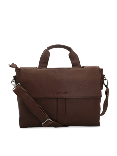

Lapis O Lupo Unisex Tan Solid Laptop Bag