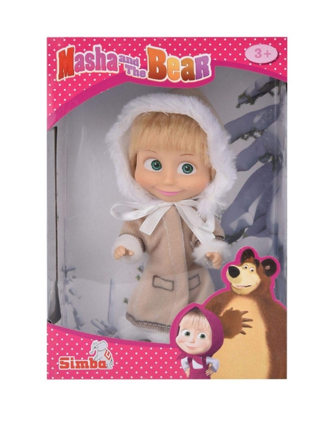 

Masha and The Bear Unisex Kids Beige & White Masha Style Jacket Soft Toy