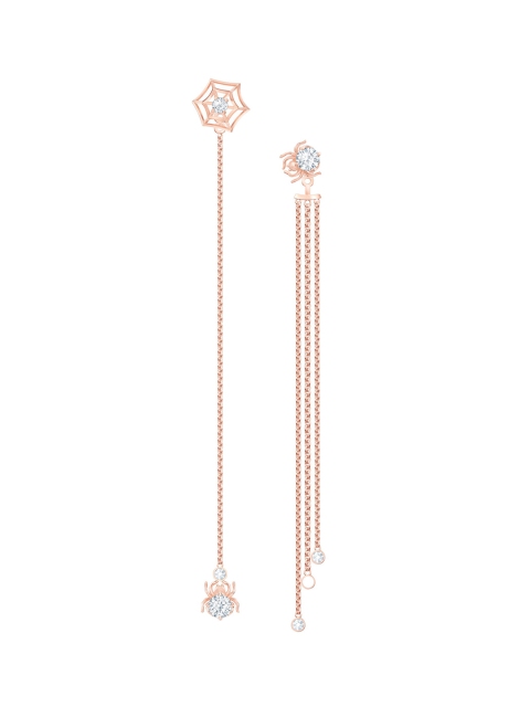 SWAROVSKI White Contemporary Drop Earrings