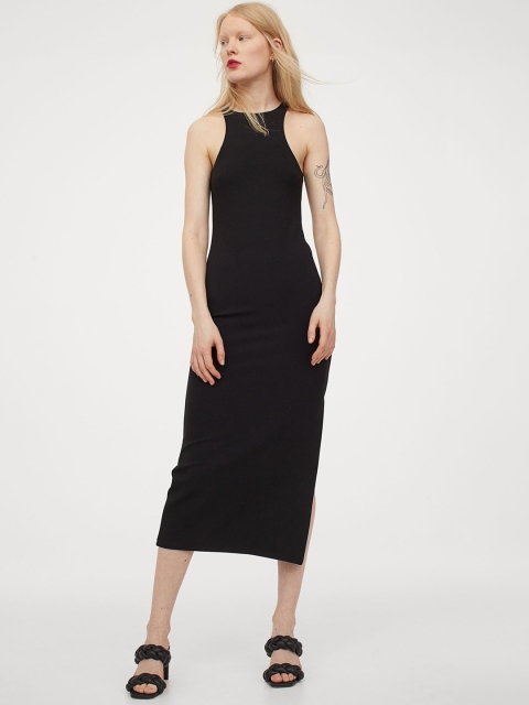 

H&M Women Black Jersey Dress