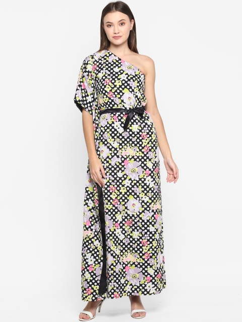 

TRENDY DIVVA Women Multicoloured Floral Print Maxi Dress, Multi