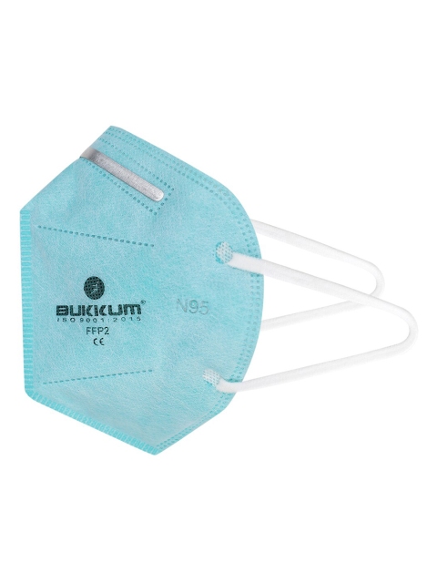 BUKKUM Adults Turquoise Blue 3-Layers N95 Outdoor Mask