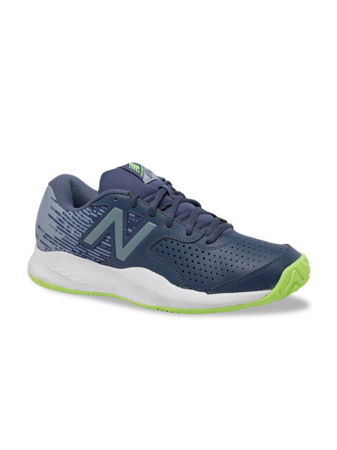 

New Balance Men Blue Synthetic Tennis Shoes