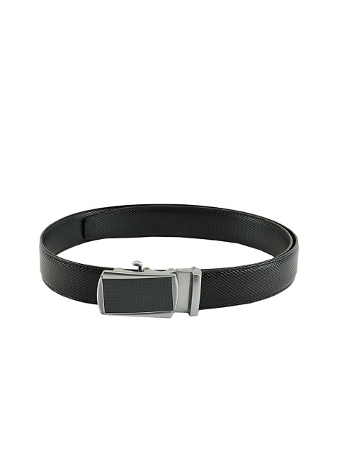 

WINSOME DEAL Men Black Textured Belt