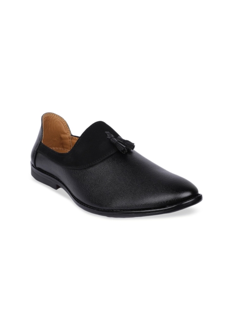 

Respiro Men Black Semiformal Slip-On Shoes