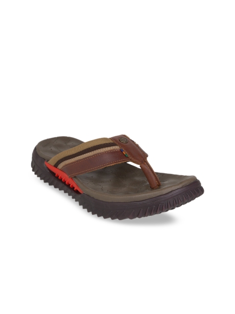 

Buckaroo Men Tan Brown Leather Sandals