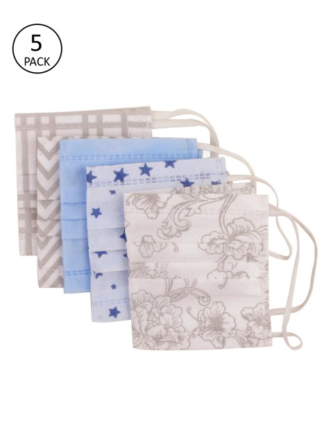 

Carlton London Unisex 20 Pcs Assorted 3-Ply Disposable Cloth Masks