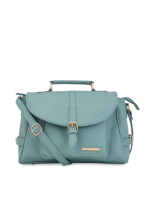 

Lapis O Lupo Turquoise Green Solid Sling Bag