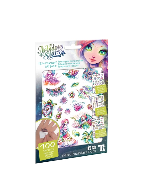 

Nebulous Stars Kids Multi-Coloured Temporary Tattoos Coralia
