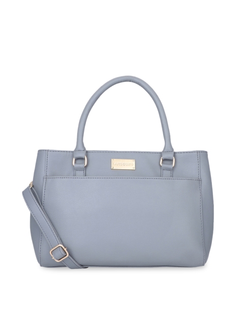 

Lapis O Lupo Grey Solid Handheld Bag LLHB0050GY