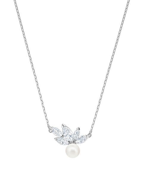 

SWAROVSKI Rhodium-Plated Louison Pearl Pendant, Silver