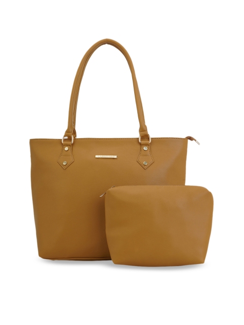 

Lapis O Lupo Mustard Solid Shoulder Bag