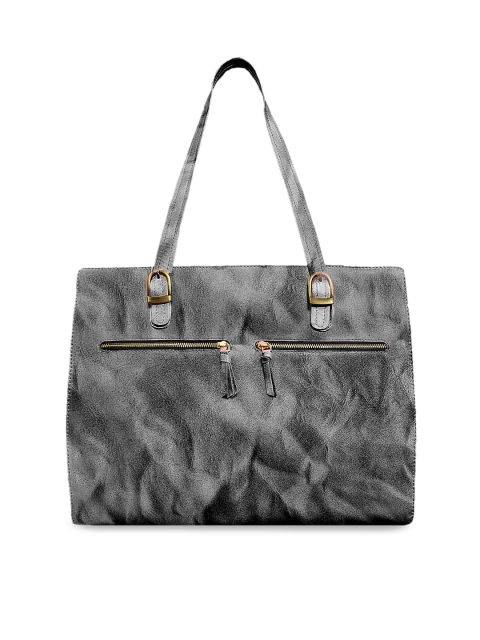 

ABYS Women Grey Solid Laptop Bag