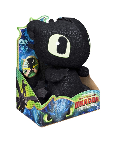 

HOW TO TRAIN YOUR DRAGON Unisex Kids Black Squeeze & Growl Toothless Dragon