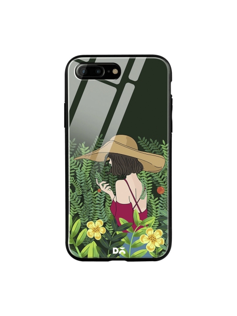 

DailyObjects Green & Brown Forest Girl iPhone 7 Plus Glass Case