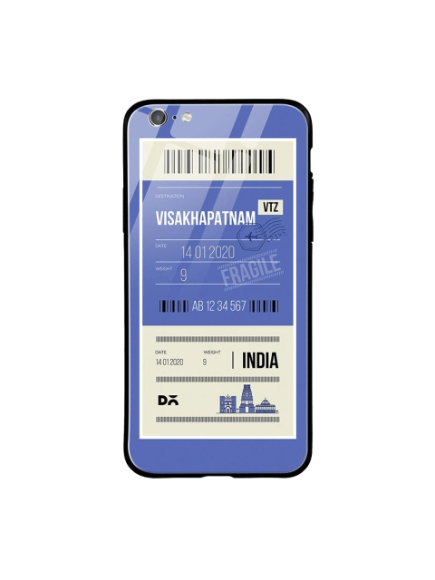 

DailyObjects Blue & White Visakhapatnam City Tag iPhone 6 Glass Case