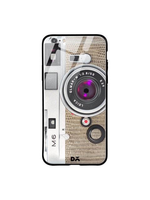 

DailyObjects Gold-Toned & Grey Leica M6 Camera iPhone 6S Glass Case