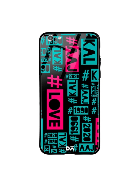 

DailyObjects Black & Blue Love Stories iPhone 6S Glass Cover