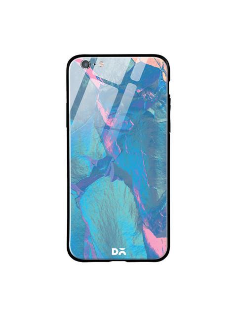 

DailyObjects Blue & Pink Glacier Holo Stone iPhone 6S Glass Case