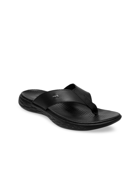 

one8 Select BY VIRAT KOHLI Men Black Leather Comfort Sandals