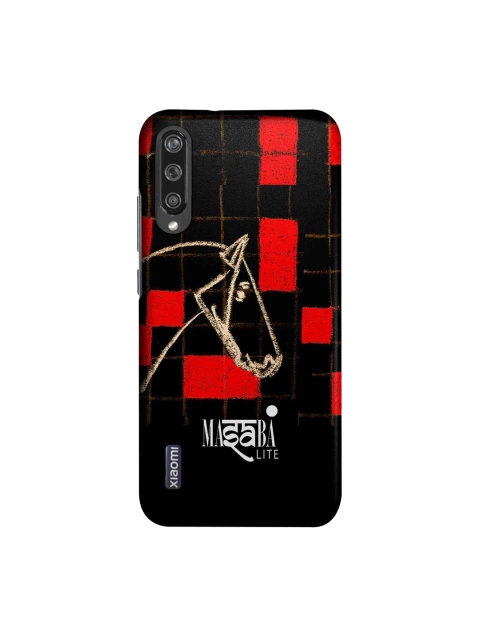 

macmerise Black & Red Masaba Lite Checkered Horse Sublime Xiaomi Mi A3 Back Cover