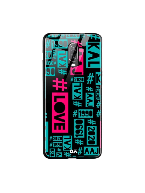 

DailyObjects Black & Blue Love Stories OnePlus 6T Glass Case