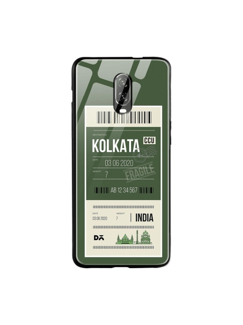 

DailyObjects Green & White Kolkata City Tag OnePlus 6T Glass Case