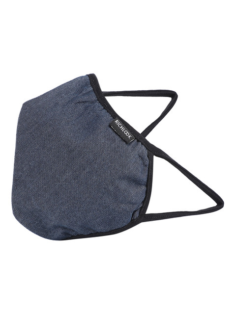 

Richlook Women Navy Blue 7 Pcs 3-Ply Reusable Denim Outdoor Masks