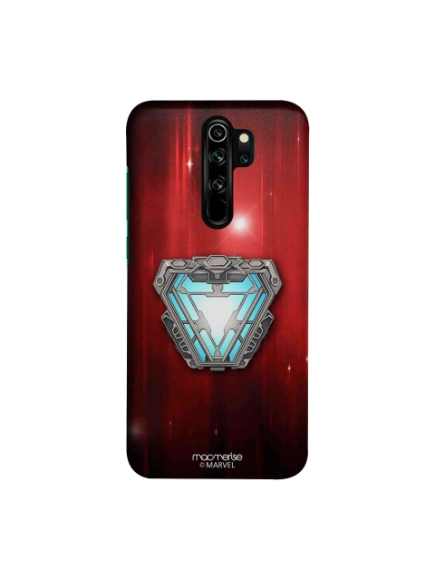 

macmerise Red & Grey Marvel Comics Iron Man Infinity Arc Reactor Sublime Xiaomi Redmi Note 8 Pro Back Case