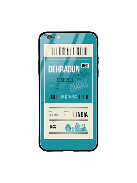 

DailyObjects Blue & White Dehradun City Tag iPhone 6 Glass Case