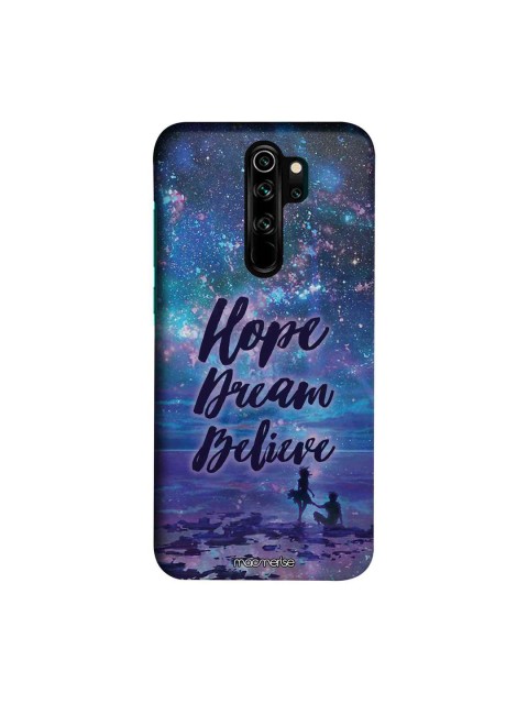

macmerise Purple & Blue Hope Dream Believe Sublime Xiaomi Redmi Note 8 Pro Back Cover, Multi