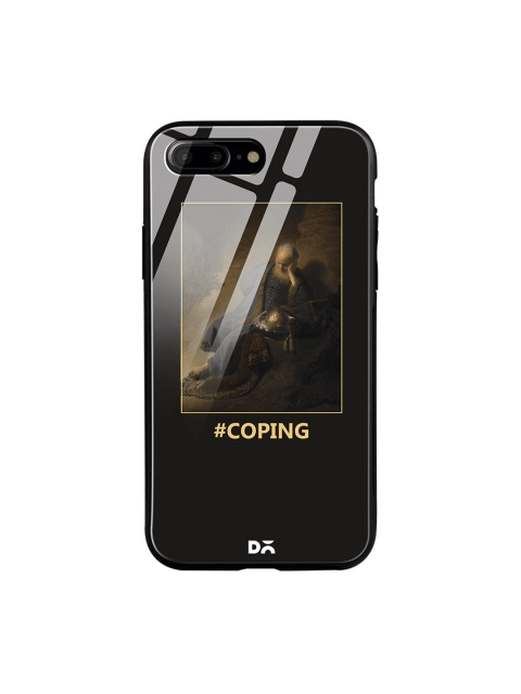 

DailyObjects Black & Brown Coping iPhone 7 Plus Glass Cover