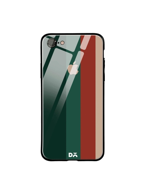 

DailyObjects Green & Red Vertical iPhone 7 Glass Case