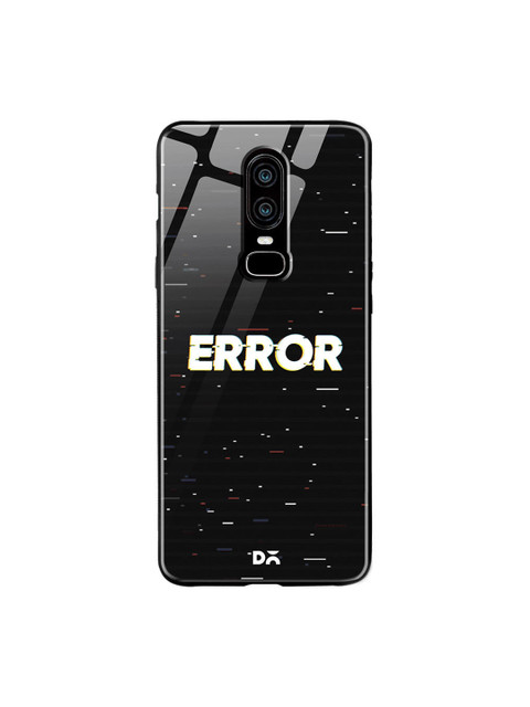 

DailyObjects Black & White System Error OnePlus 6 Glass Case