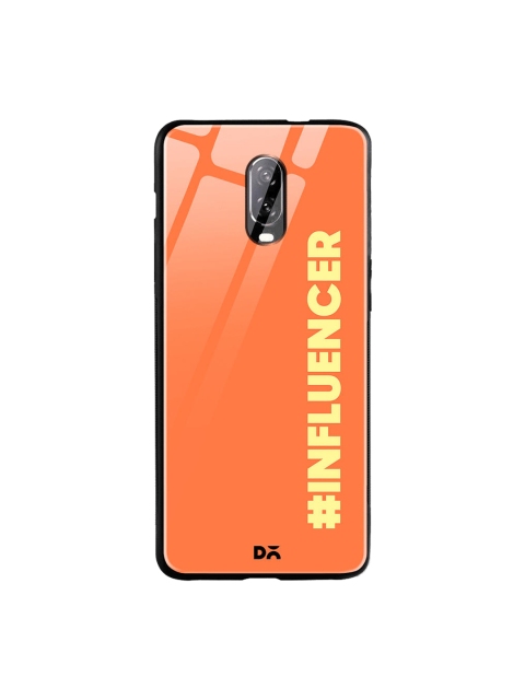 

DailyObjects Orange & Yellow Influencer OnePlus 6T Glass Case