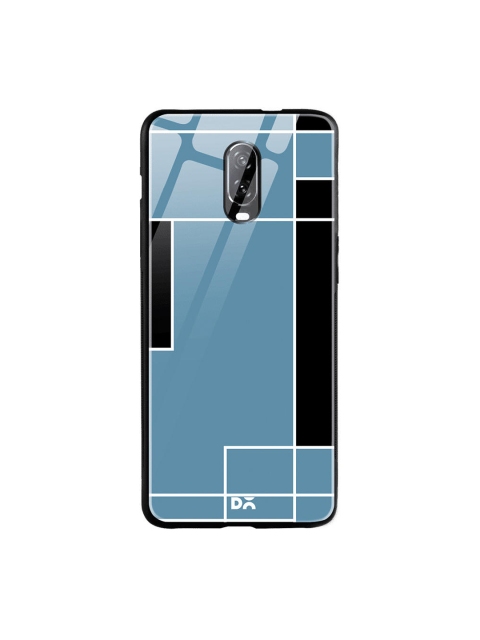 

DailyObjects Blue & Black Blueberry Blocks OnePlus 6T Glass Case