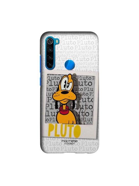 

macmerise Grey & Yellow Disney Hello Mr Pluto Sublime Xiaomi Redmi Note 8 Back Case