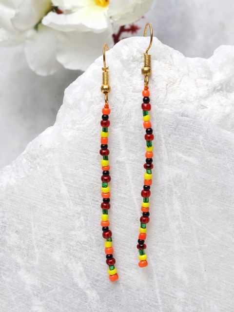 

DUGRISTYLE Multicoloured Classic Drop Earrings, Multi