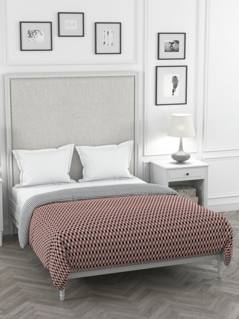 

Portico New York Pink Geometric Mild Winter 300 GSM Double Bed Comforter