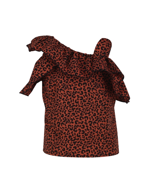 

Tiddlywings Girls Orange Cheetah Printed Top