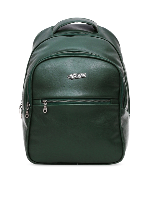 

F Gear Unisex Green Solid Glorious Bottle Backpack