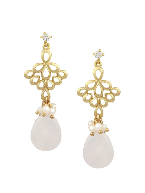 

Sia Art Jewellery White Gold Plated Classic Drop Earrings