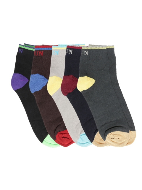 

Dollar Men Pack of 5 Assorted Ankle-Length Socks