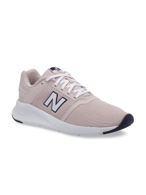 

New Balance Women Beige Mesh Running Shoes
