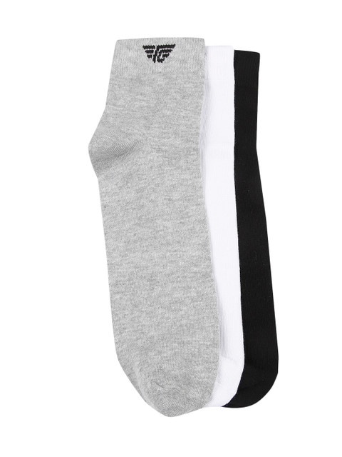 

Red Tape Men Pack Of 3 Solid Ankle-Length Socks, Black